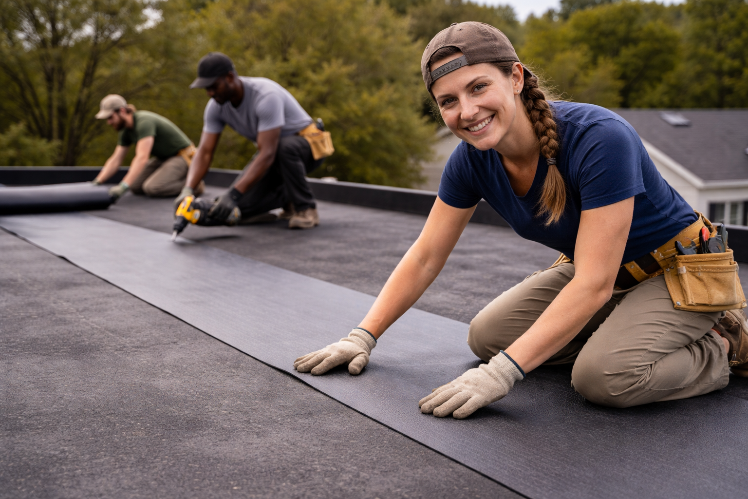 commercial flat roof maintenance Gatineau Ottawa