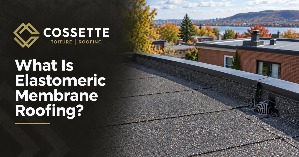 Cossette Roofing guide: What Is Elastomeric Membrane Roofing?
