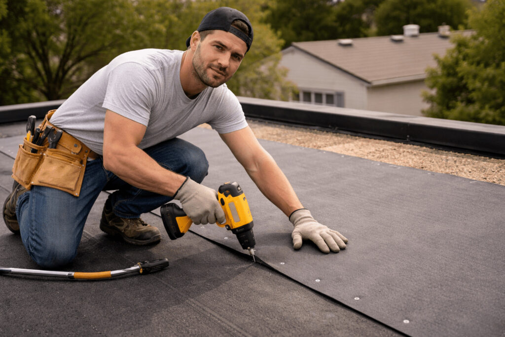 flat roof
