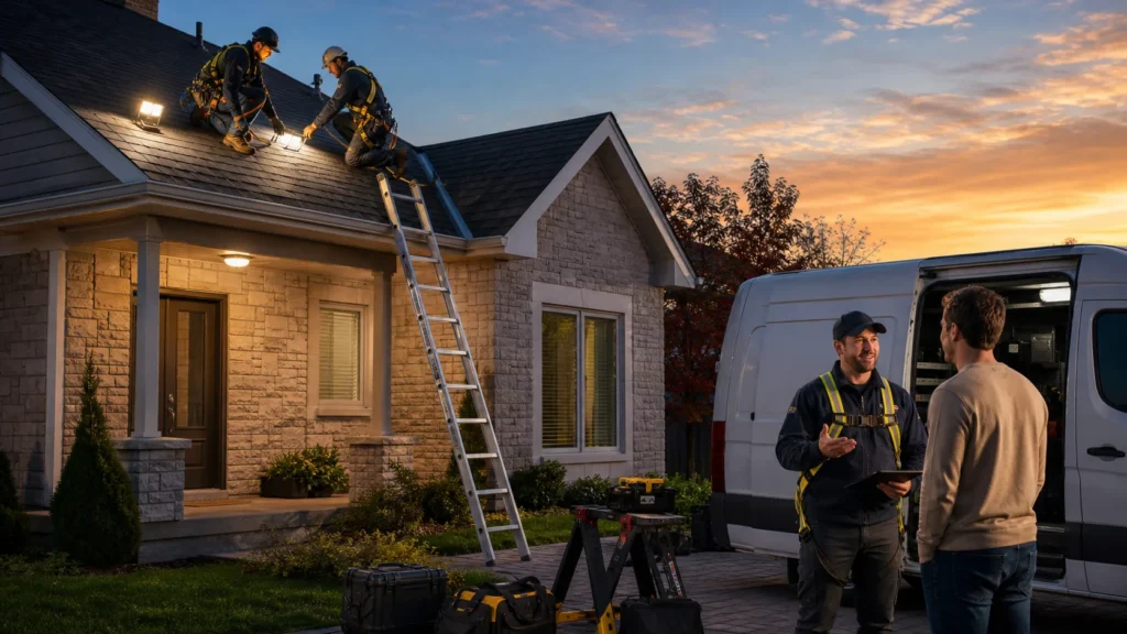 After-Hours Roofing Contractor Outaouais: What Homeowners Can Expect