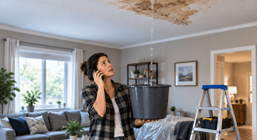 roof leak emergency
